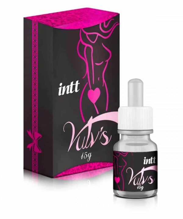 Descrição de produto de gel vibrador feminino e estimulante íntimo. Produto sexual para prazer e bem-estar feminino.