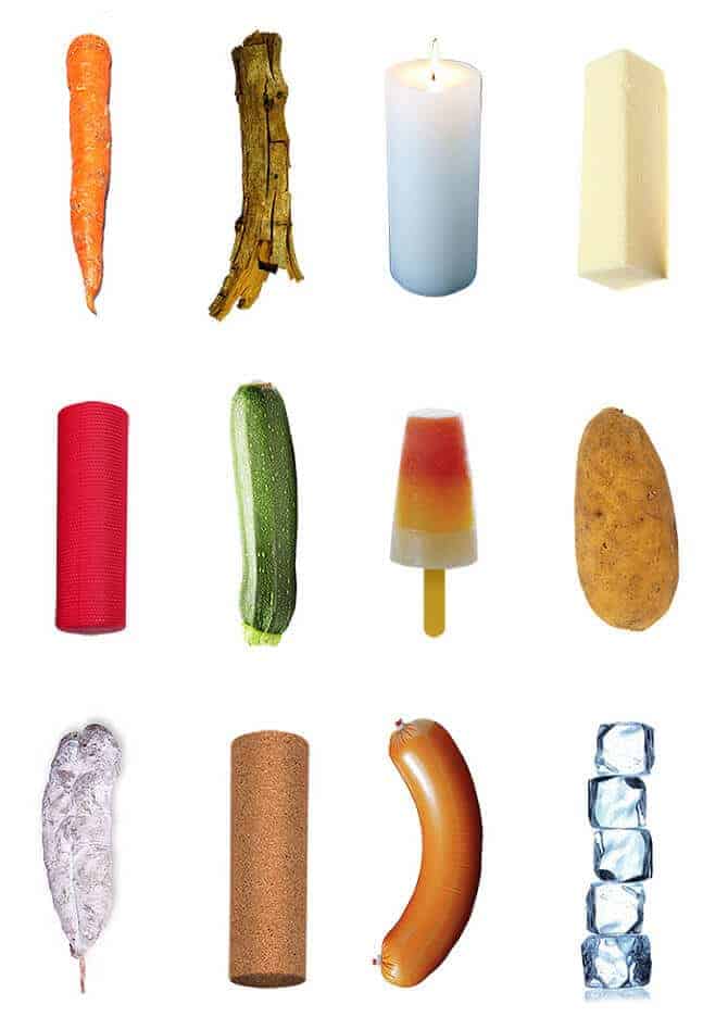 Materiais fálicos possíveis utilizar no dildo maker