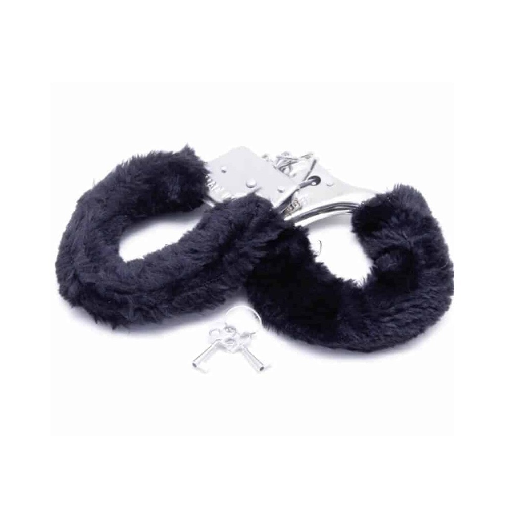 algema de pelucia preta