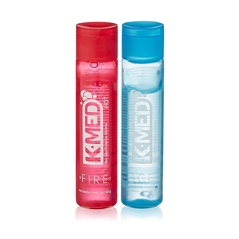 Lubrificante Íntimo K-Med Fire & Ice – kit 2 em 1
