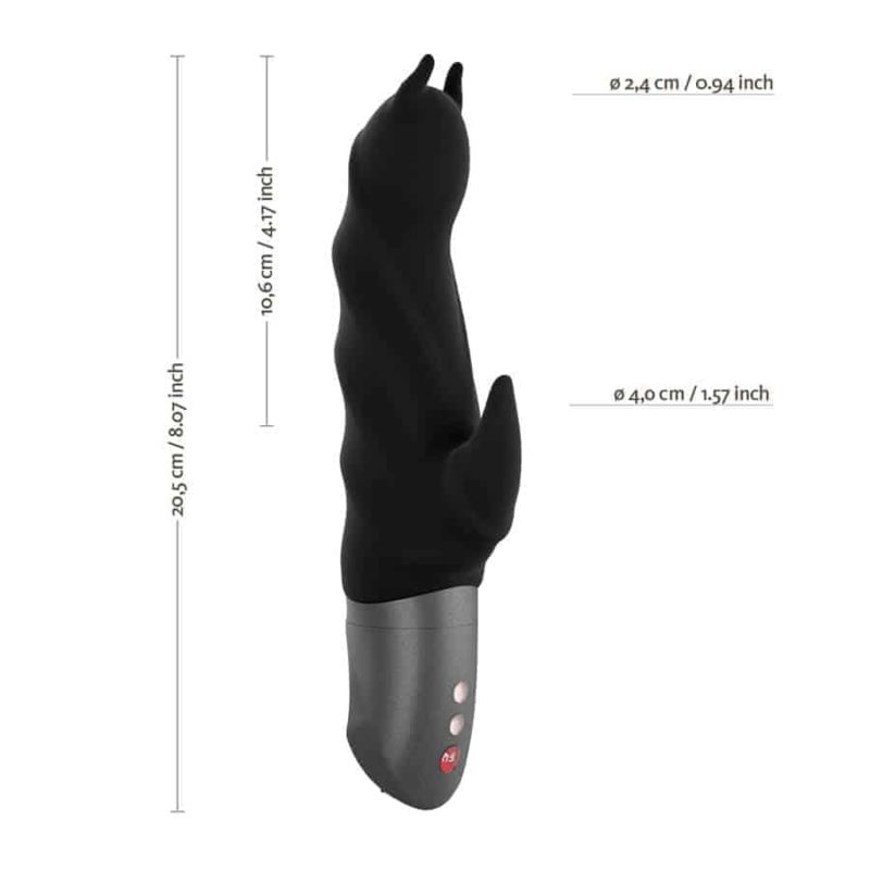 Especificação de tamanho do vibrador darling devil