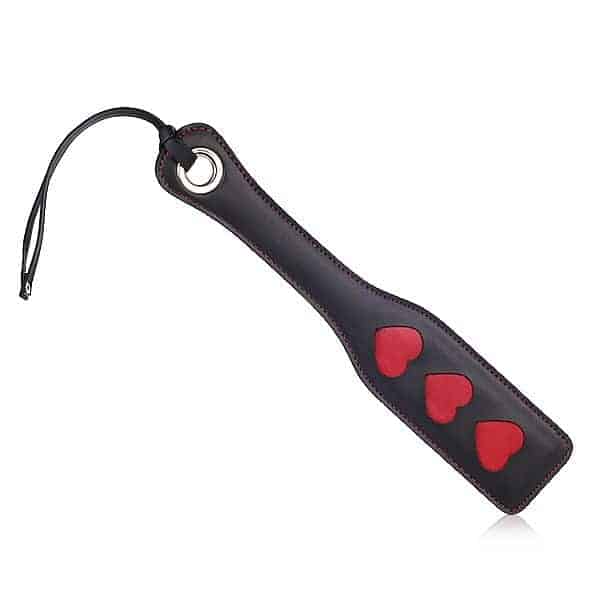 Palmatória Heart - Preta com detalhe Vermelho