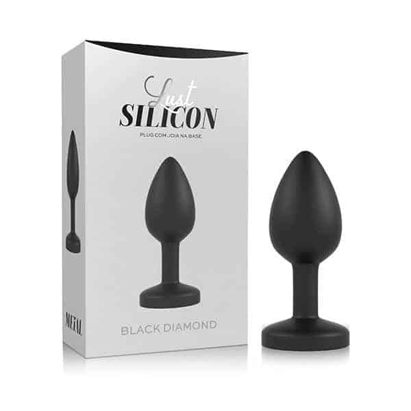 Plug Anal Black Diamond - Lust Silicone
