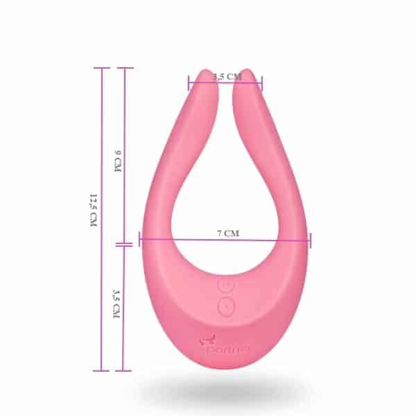 Satisfyer partner multifun 2 - vibrador e estimulador _medidas