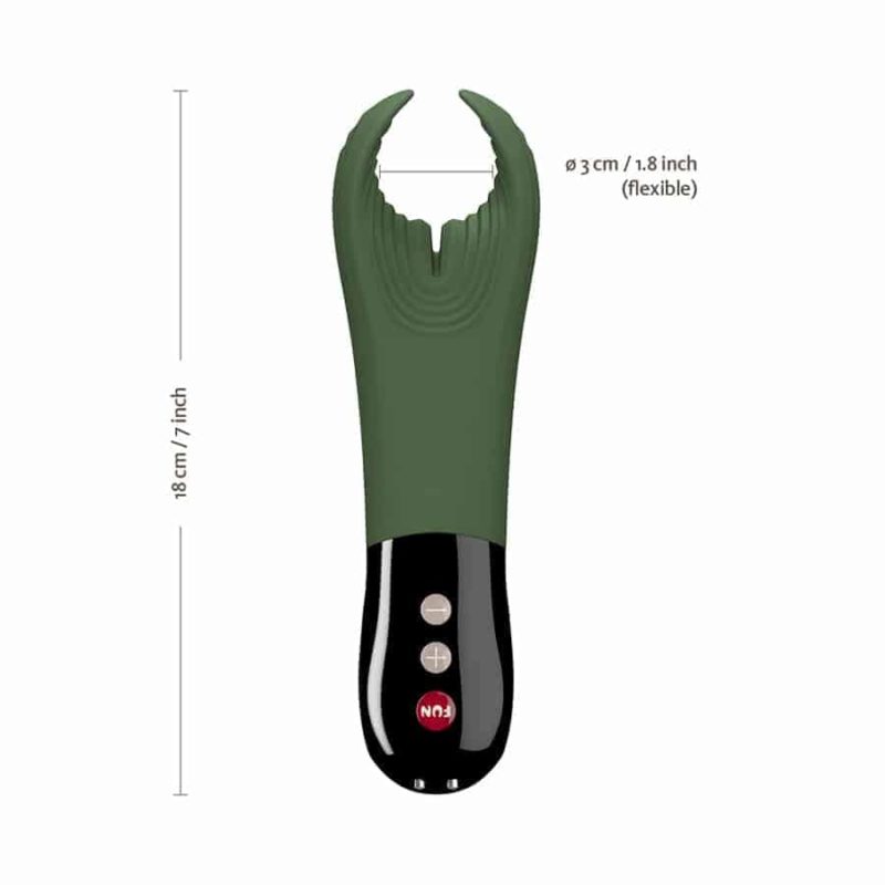 Vibrador masculino - manta verde fun factory