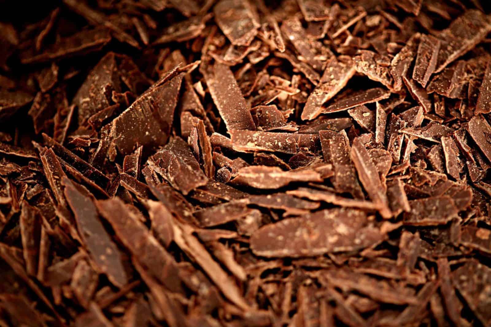 Raspas de chocolate belga para Páscoa
