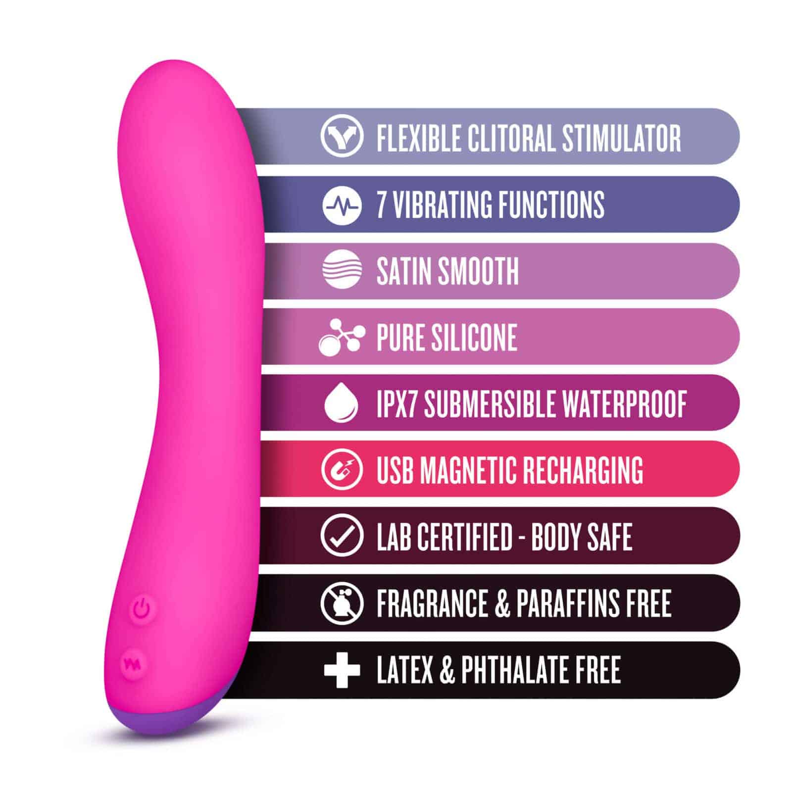 Características Vibrador Aria Rosa