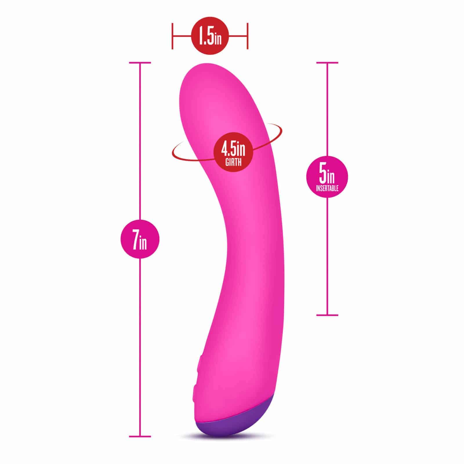 Medidas Vibrador Personal Aria