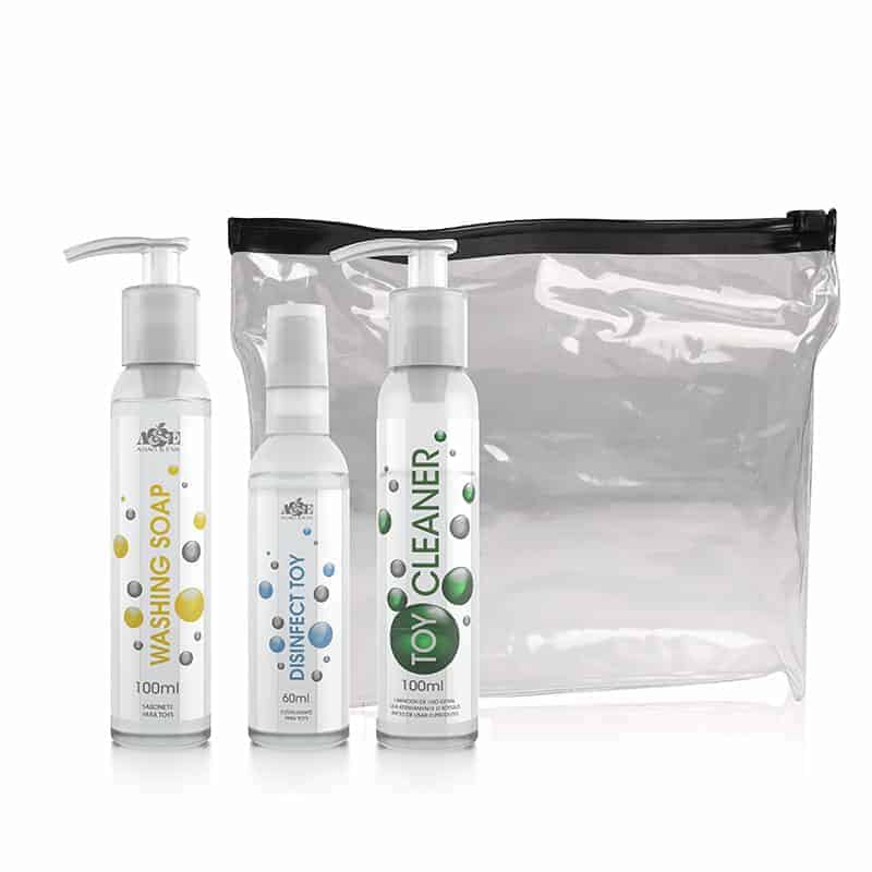 kit de higienizador de produtos eróticos