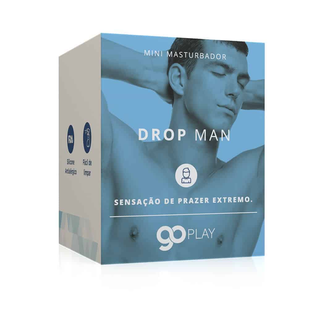 masturbador masculino embalagem drop man