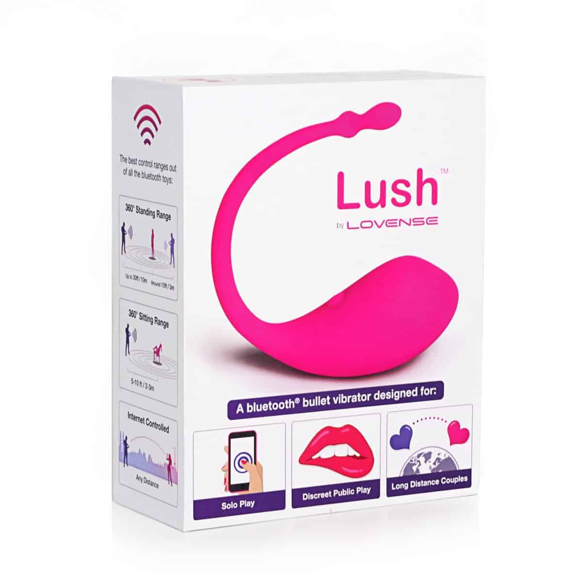 embalagem do vibrador lush