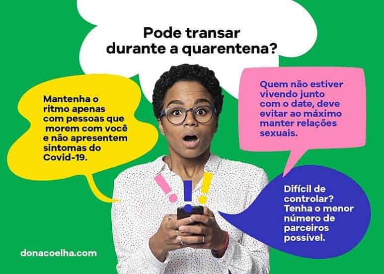 Corona vírus covid-19 posso fazer sexo dona coelha