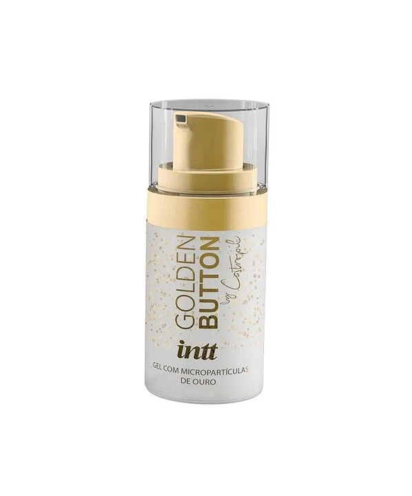 Gulden buttton com micropartículas de ouro - Dona Coelha.