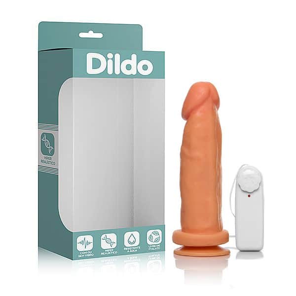 vibrador realístico com ventosa