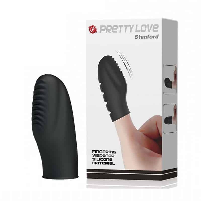 vibrador dedeira preta