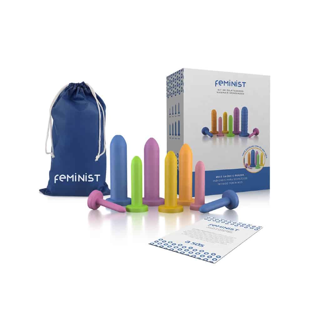 Kit de Dilatadores Vaginais Lisos (08 unidades)
