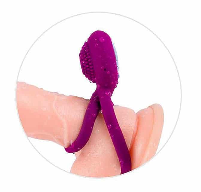 Anel peniano recarregável roxo