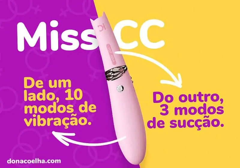 Banner informativo sobre o produto miss cc