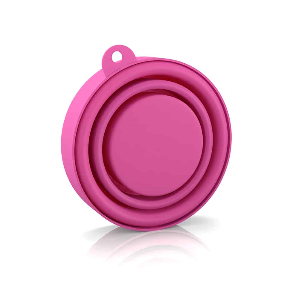 copo para coletor menstrual rosa