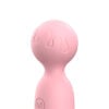 Massageador corporal feminina rosa, estimulador de sensações, produto Dona Coelha, acessório de prazer, super soft, design ergonômico para bem-estar e relaxamento.