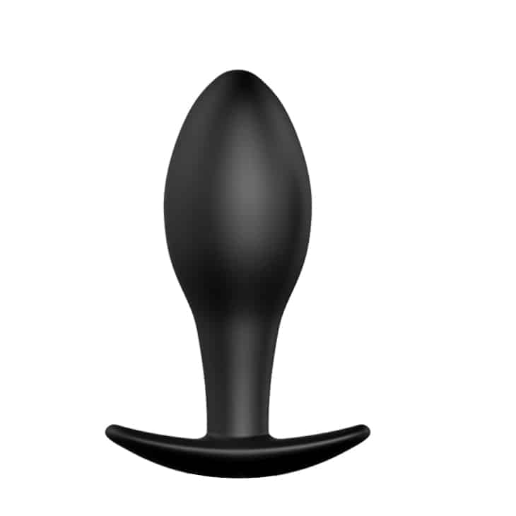 plug anal siliconado preto