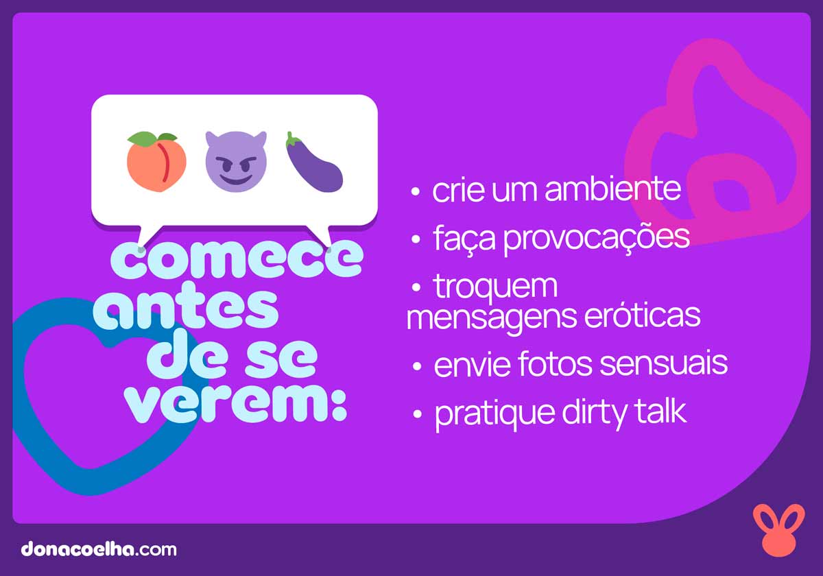 infográfico sobre como criar um bom ambiente para as preliminares