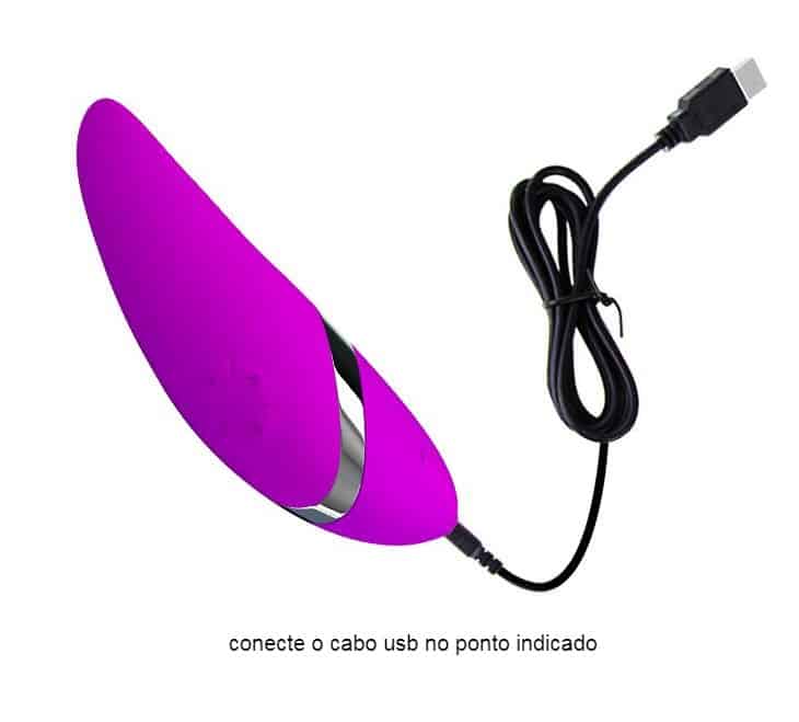 Vibrador clitoriano roxo spoony