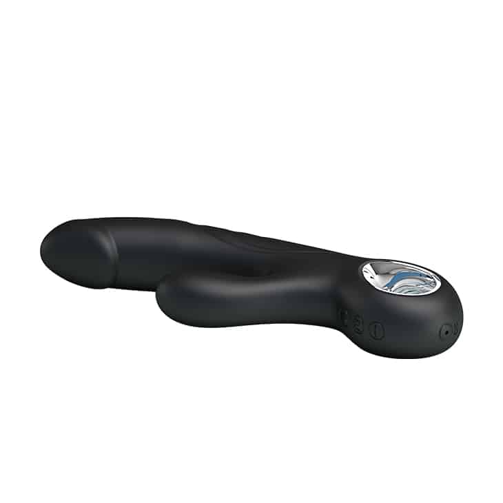 vibrador rabbit preto recarregável