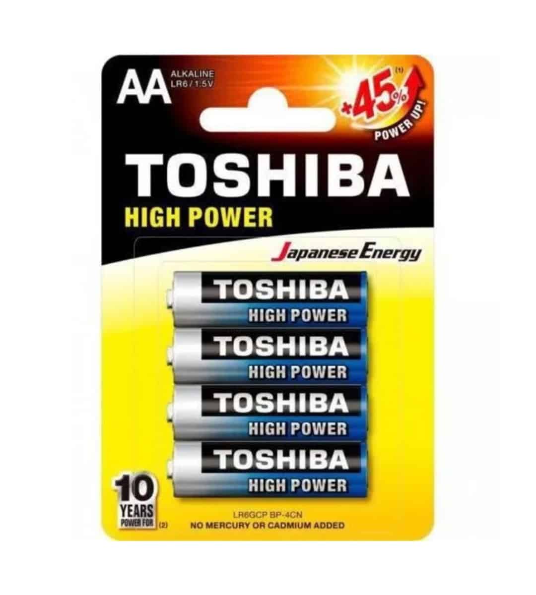 Toshiba aa pilhas
