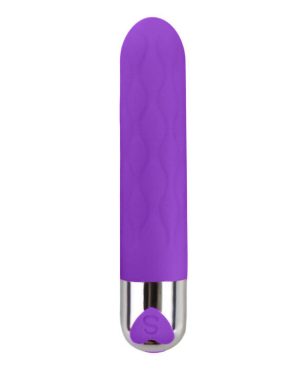 Cooldown Wand de vibrador, com design em silicone roxo, ideal para estimulação e prazeres sensoriais, disponível na Dona Coelha de produtos eróticos para mulheres modernas.