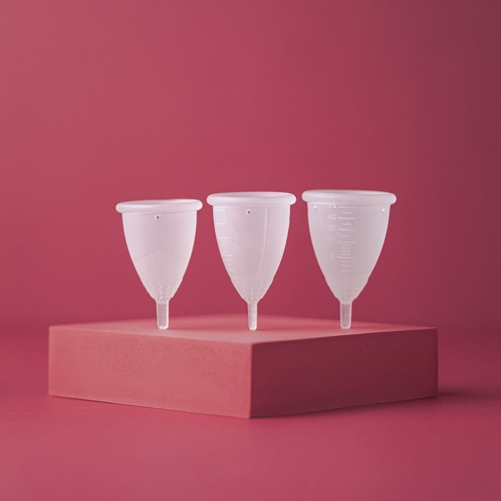 Copo Menstrual Yuper Transparente