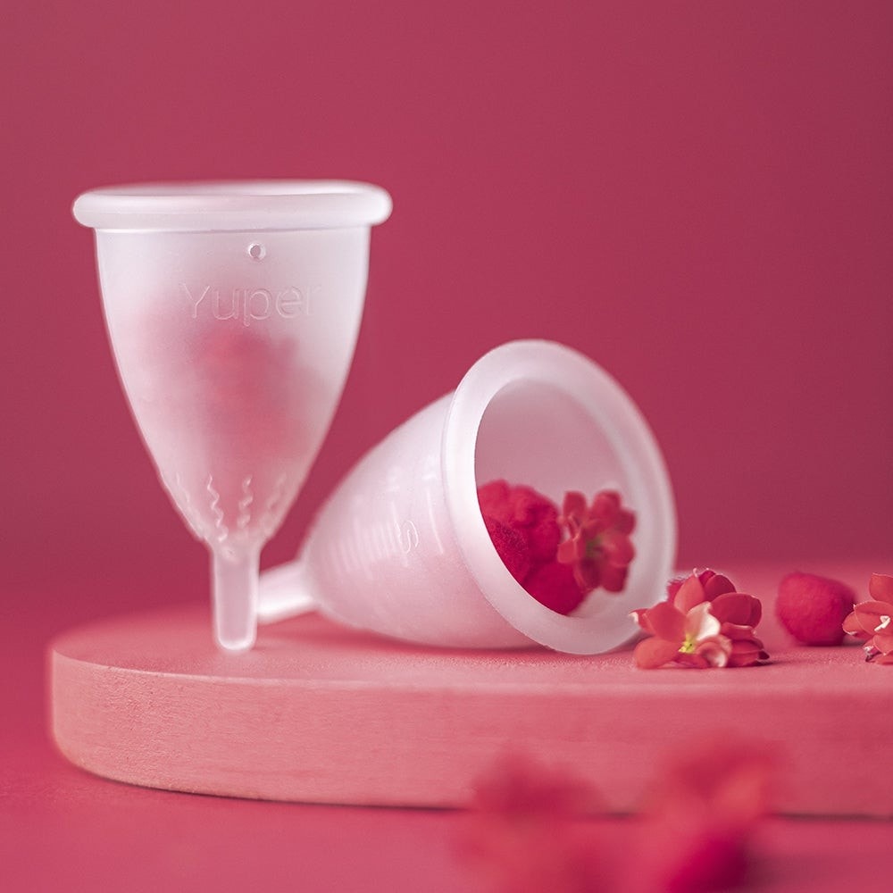 Copo Menstrual Yuper Transparente