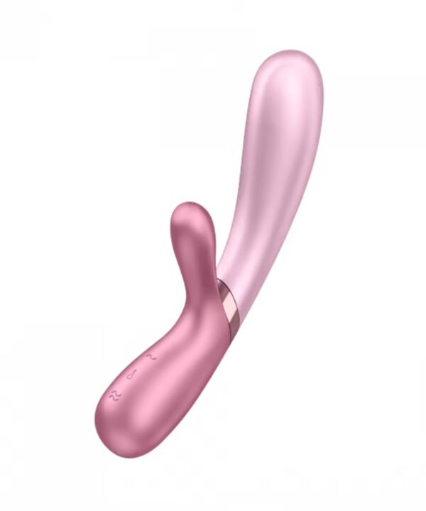 Vibrador rosa de silicone para estimulação íntima.
