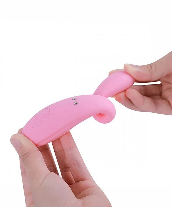Silicone vibrador rosa para uso íntimo, fácil de manejar com controle de intensidade. Design discreto e confortável, ideal para prazer feminino e exploradores de novas sensações.