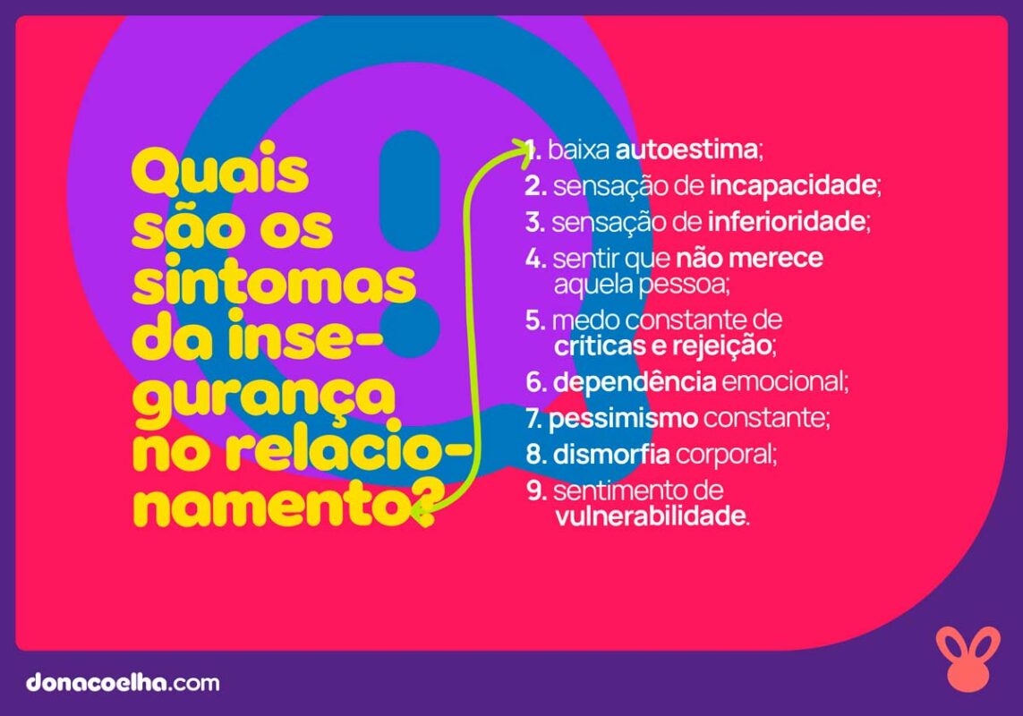 Como identificar insegurança no relacionamento