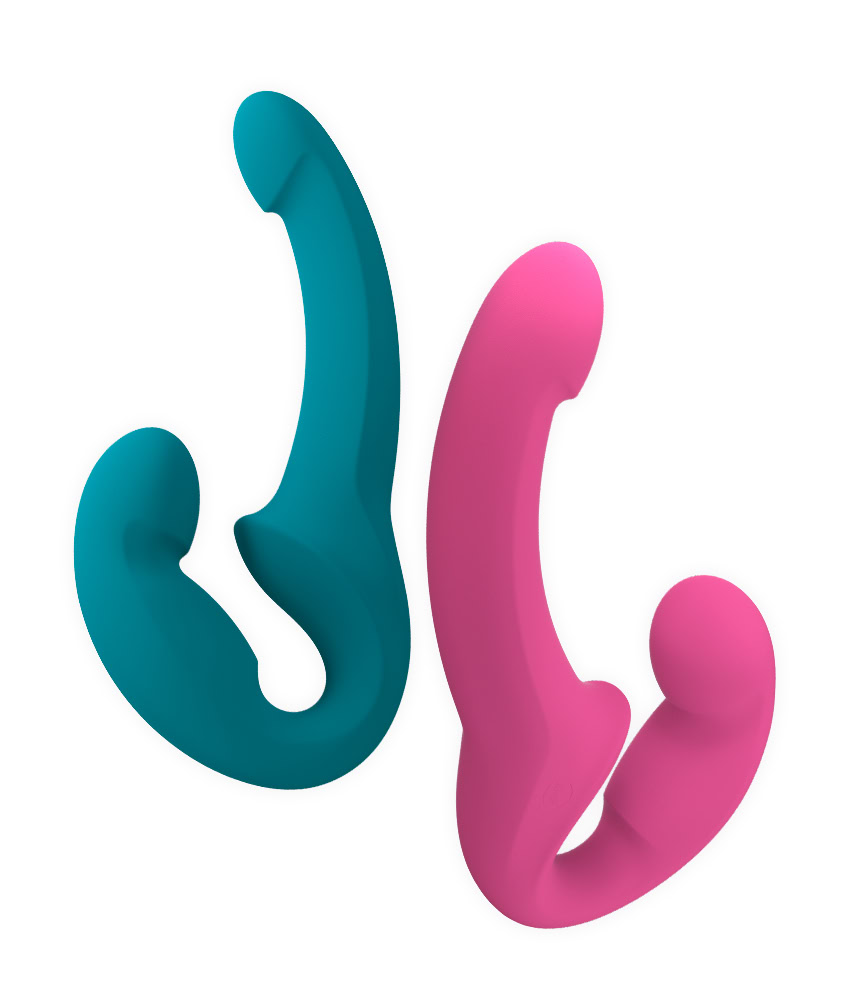 Strapless share lite fun factory01 dildo duplo strapless share lite fun factory