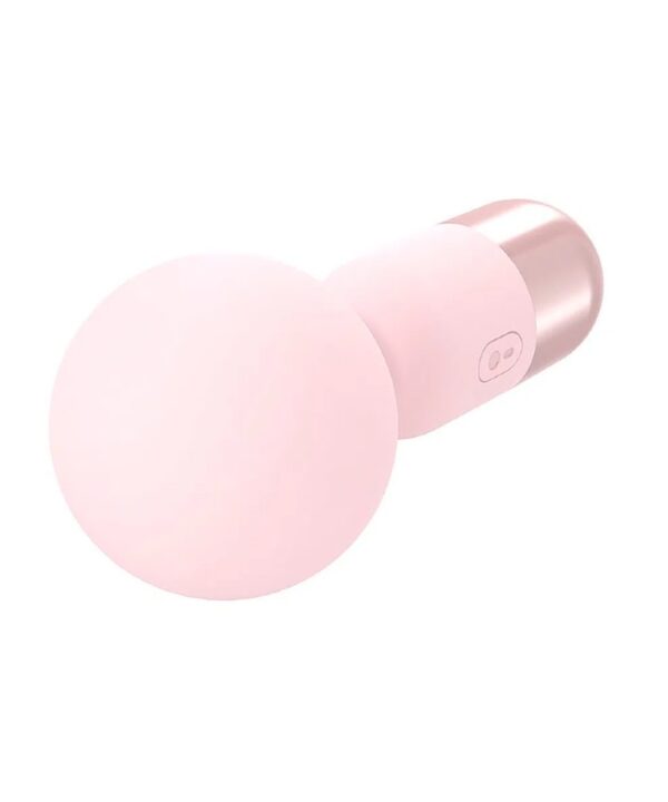 Luminária de mesa LED rosa, moderna e elegante, ideal para decoração e iluminação suave.
