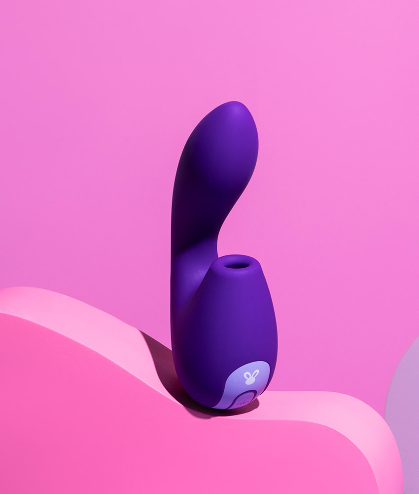 Dona Coelha Serelepe - vibrador e sugador 2 em 1