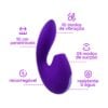 Dona Coelha Serelepe04 1: Dona Coelha Serelepe - Sugador com Vibrador para Prazer Duplo