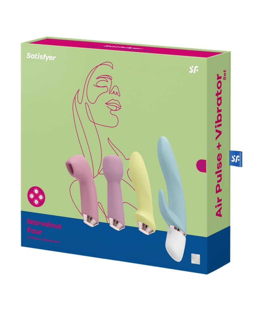 Satisfyer marvelous four embalagem 10 brinquedos sexuais para casal com reviews reais!