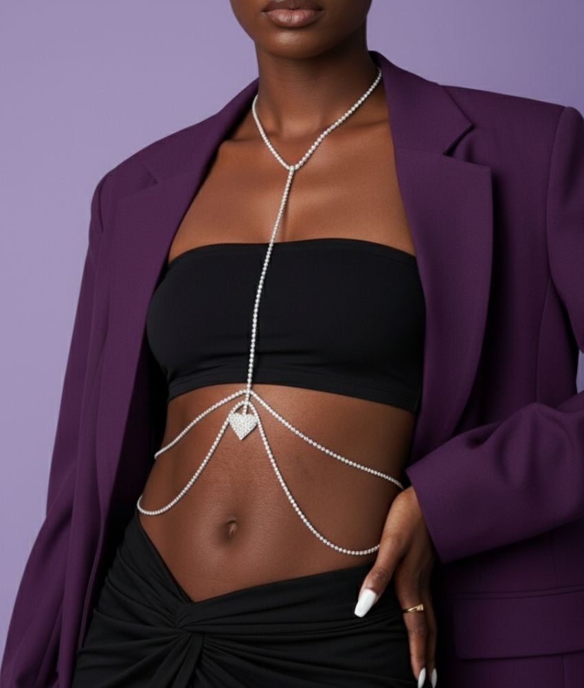 Joia de Corpo Coração com Brilho R$ 89,90 - R$ 89,90 Joia de Corpo Coração com Brilho - Imagem 2