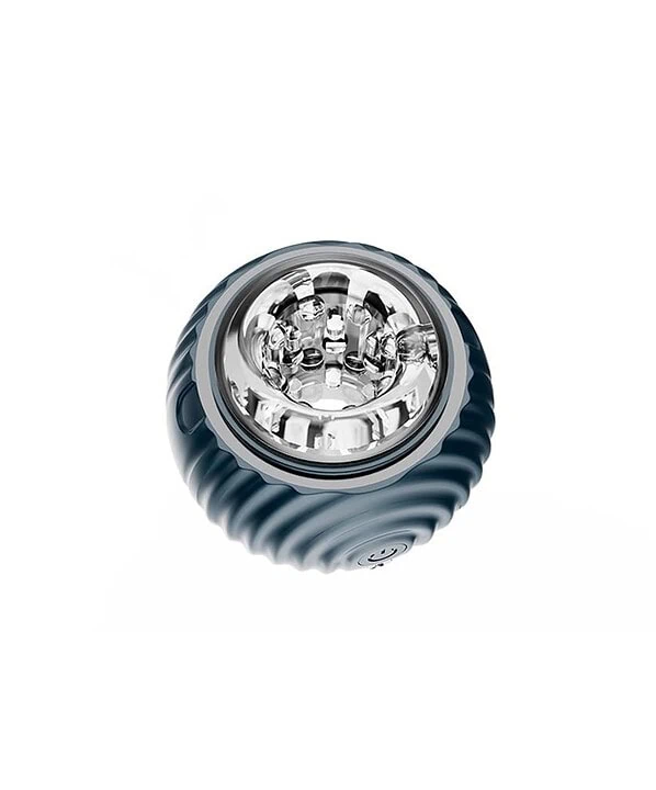 Afurador elétrico pequeno com design moderno e detalhes em metal.