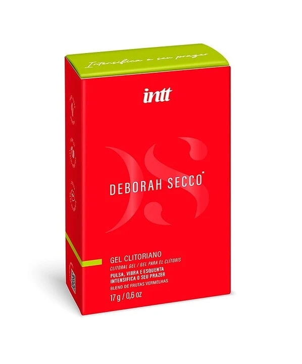Gel clitoriano vibrador de Deborah Secco com sabor Frutas Vermelhas, estimula e aquece, ideal para m.