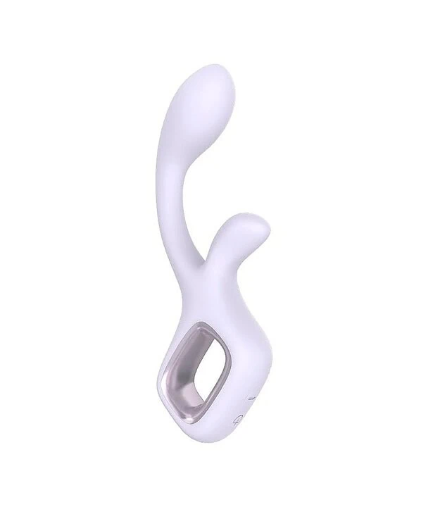 Vibrador de ponto G e clitóris com design ergonômico e tecnologia avançada.