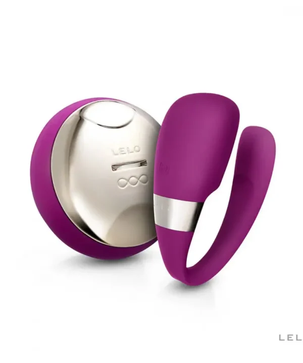 Vibrador de casal com controle Tiani 3 Lelo, design discreto e funcional para momentos íntimos a doi.