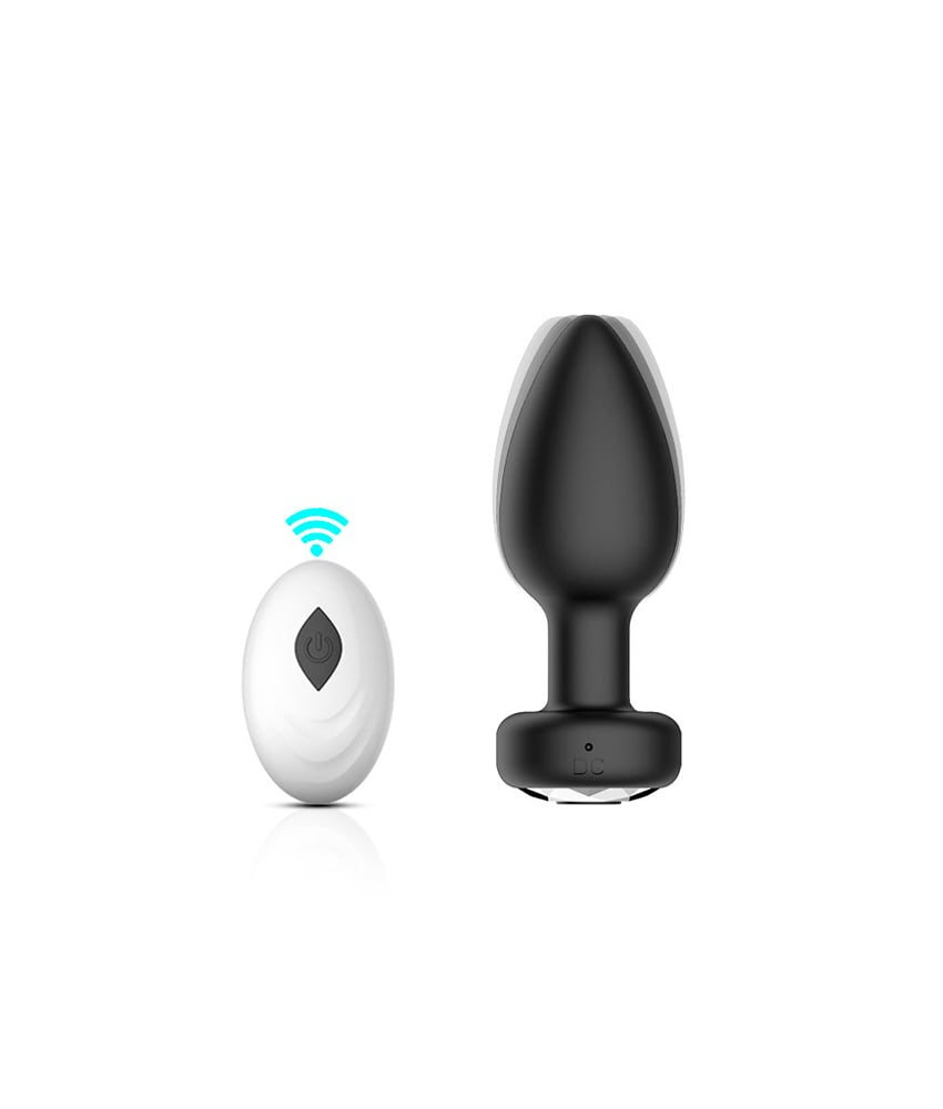 Plug Anal em Silicone com Controle Remoto