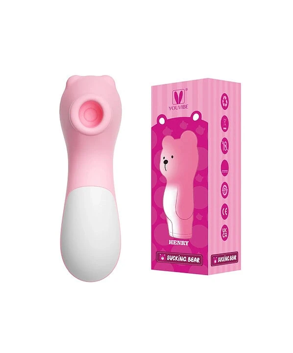 Segredo de coelho rosa com boca vibratória para prazer sexual, design fofo e discreto.