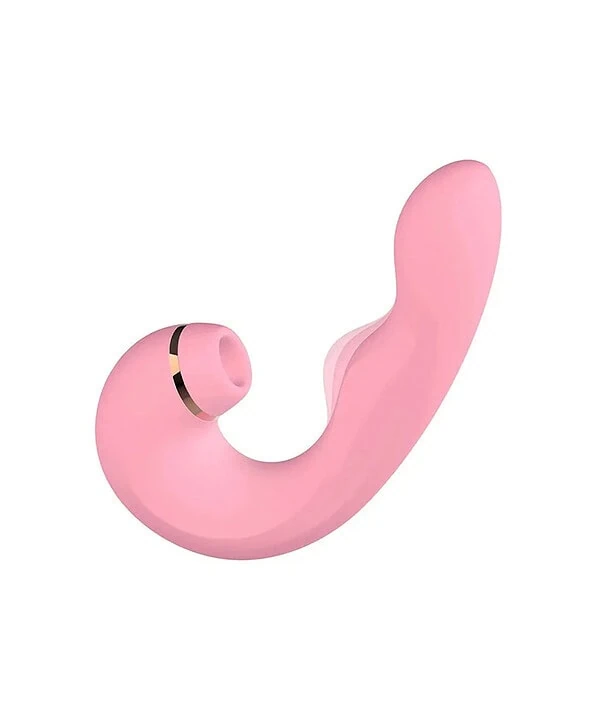 Vibrador rosa para sensorial e prazer, com design ergonômico e tecnologia de ponta.