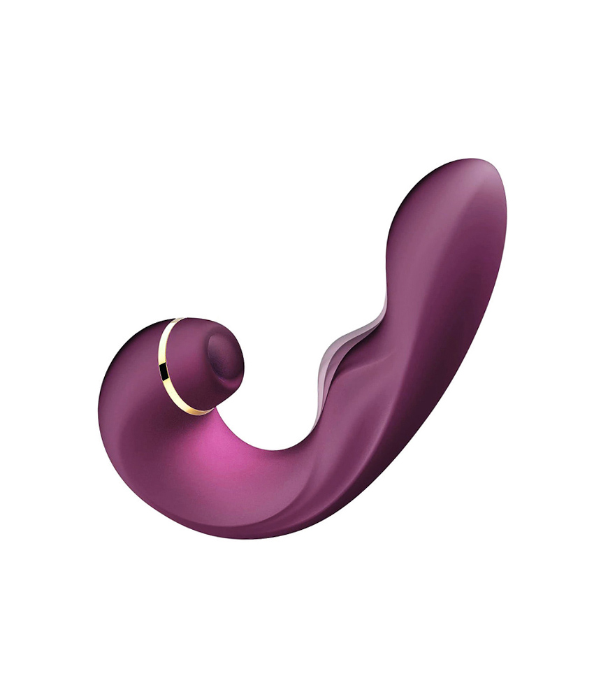 Alternative view of Vibrador de Ponto G com Est&iacute;mulo de Clit&oacute;ris