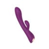 Vibrador com estimulador de clit&oacute;ris, silicone seguro para adultos.